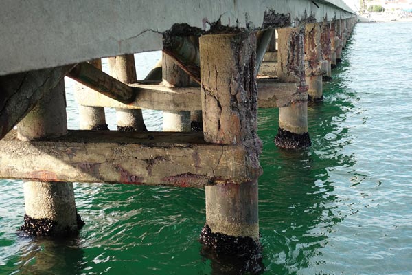 industrial marine pier repair deterioration